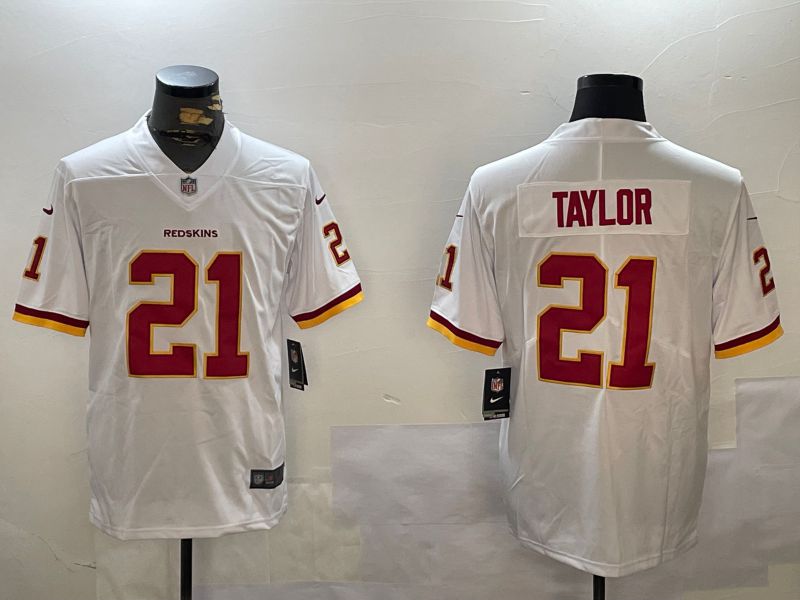 Men Washington Redskins #21 Taylor White 2024 Nike Limited NFL Jersey style 3